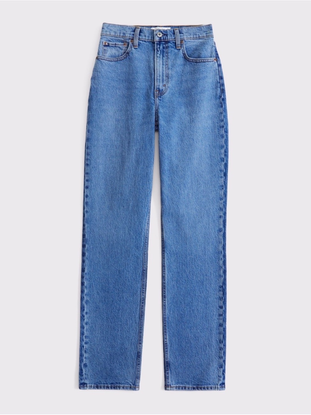 Abercrombie & Fitch 90’s Straight Ultra High Rise Medium Blue Wash- Size 32/16